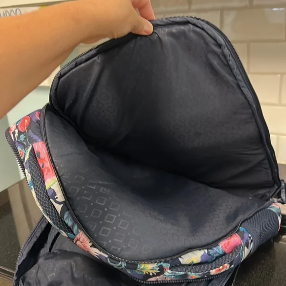 Vera Bradley Floral Backpack - Navy and Multicolor - Picture 10 of 16
